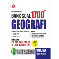 Image of 1700 plus bank soal geografi SMA/MA
