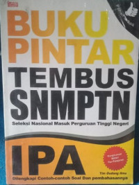 Image of Buku Pintar Tembus SNMPTN IPA