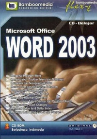 Image of CD BambooMedia untuk Microsoft Office Word 2003