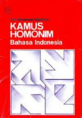 Kamus Homonim Bahasa Indonesia