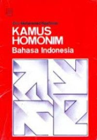 Image of Kamus Homonim Bahasa Indonesia
