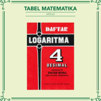 Image of Matematika Daftar Logaritma dan Antilogaritma 3 Desimal