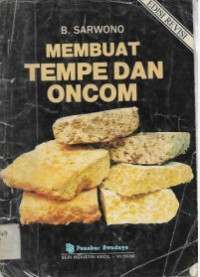 Image of Membuat Tempe Dan Oncom